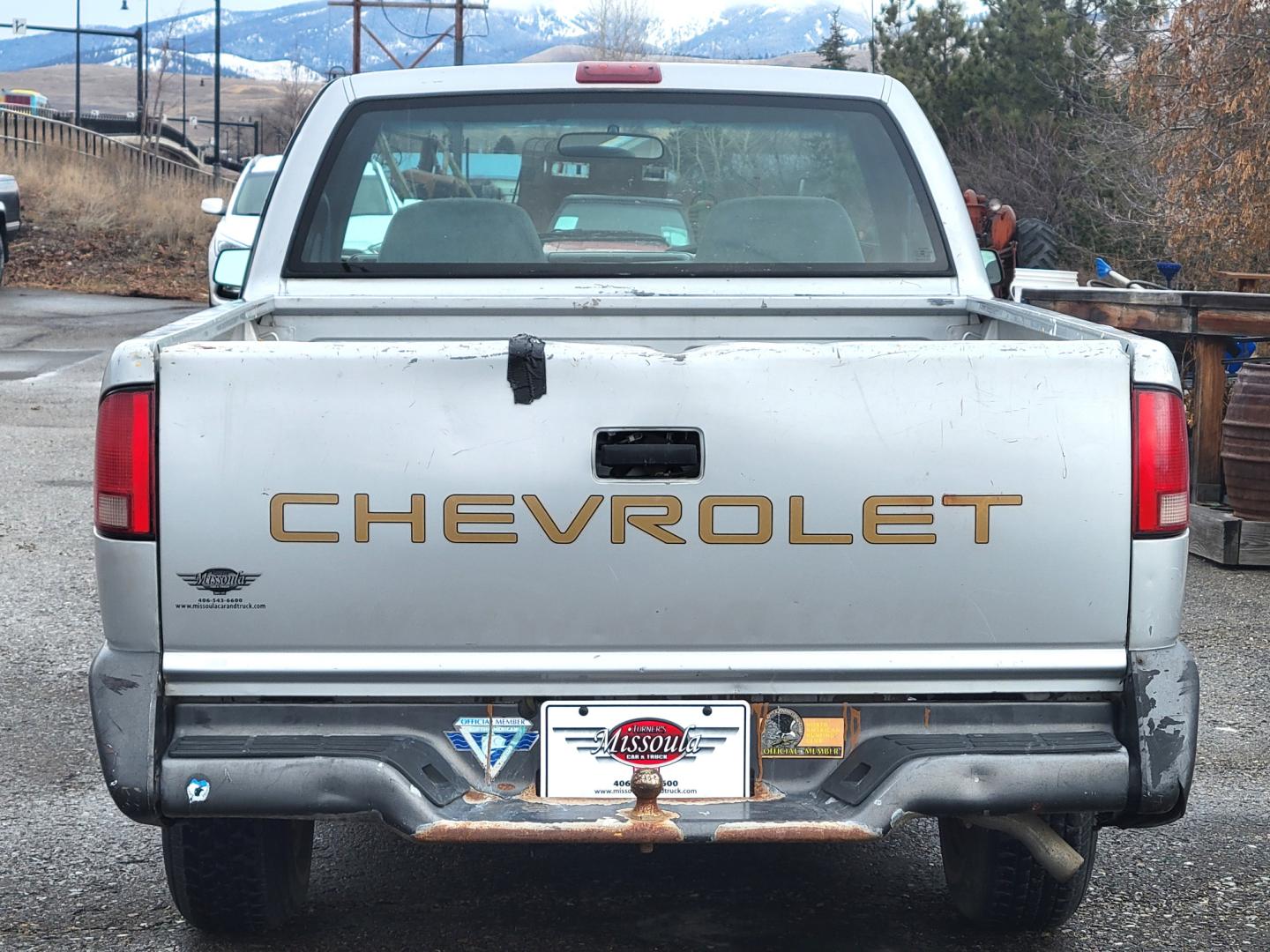 1994 Silver /Brown Chevrolet S10 Pickup (1GCCS144XR8) with an 2.2L I4 engine, 5 Speed Manual transmission, located at 450 N Russell, Missoula, MT, 59801, (406) 543-6600, 46.874496, -114.017433 - Good running little truck. 5 Speed Manual Transmission. AM FM Cassette. Financing NOT Available. - Photo#5